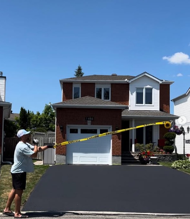 Seal Bros finished driveway